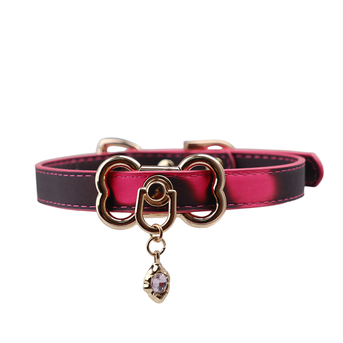 Thermo-Chromatic Puppy Play Collar โ Heat-Sensitive BDSM Choker in Custom Punk Style (Handmade)
