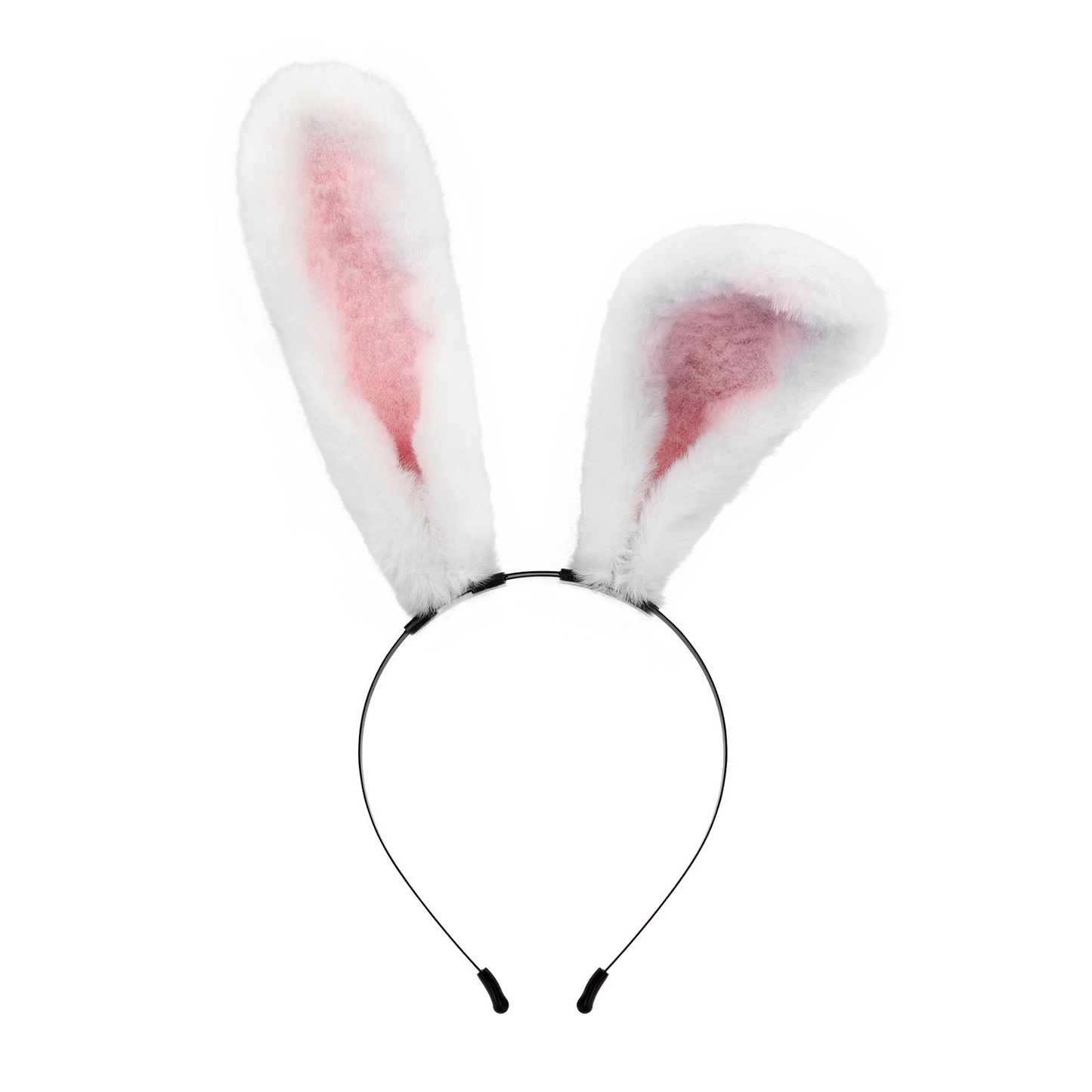 Custom Adjustable Bunny Ear Headband โ Fluffy Lolita-Style Furry Ears for Cosplay & Gifts