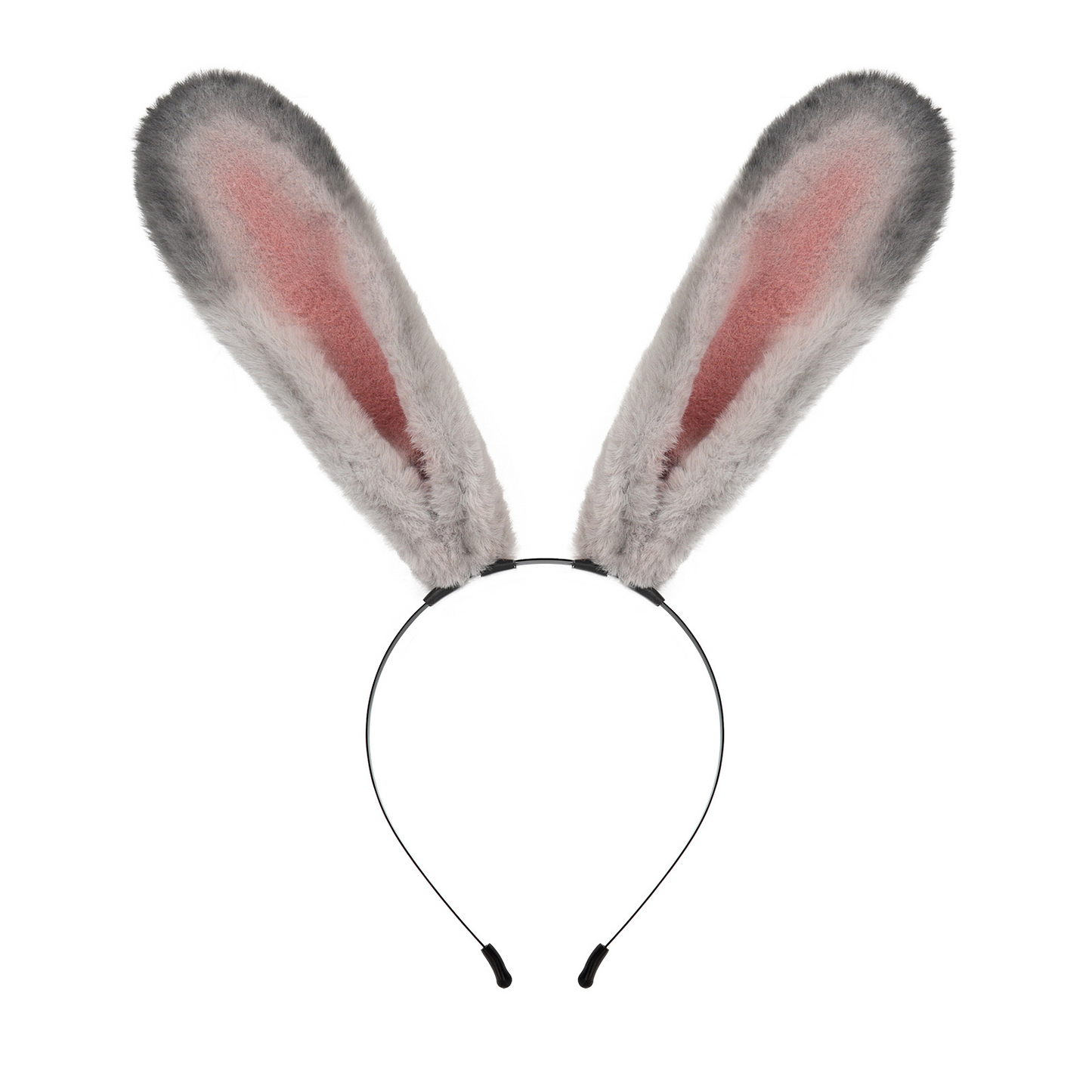 Custom Adjustable Bunny Ear Headband โ Fluffy Lolita-Style Furry Ears for Cosplay & Gifts