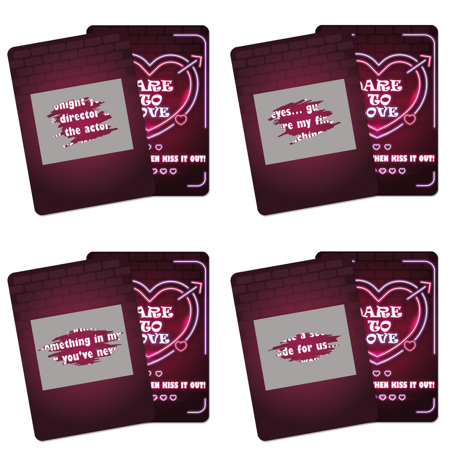 46-Card Couple Scratch Game ā Romantic & Naughty Challenge Deck for Lovers