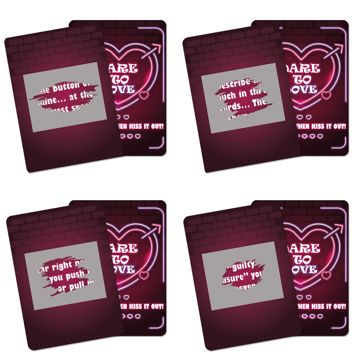 46-Card Couple Scratch Game ā Romantic & Naughty Challenge Deck for Lovers