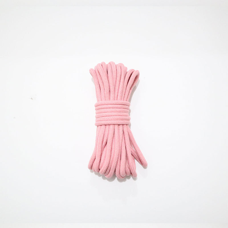 10m Soft Cotton Bondage Rope – Couples Shibari Restraint in 3 Seductive Colors