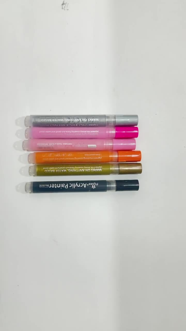 Body Paint BDSM Pen Set – 6-Color Washable Erotic Writing & Roleplay Tool
