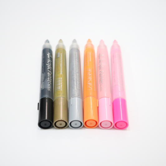 Body Paint BDSM Pen Set – 6-Color Washable Erotic Writing & Roleplay Tool