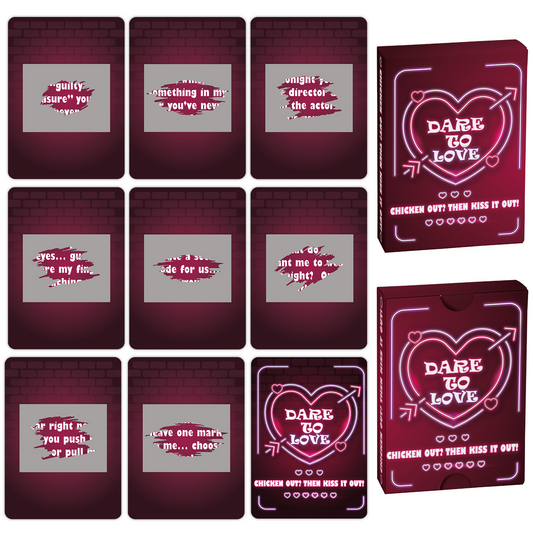 46-Card Couple Scratch Game – Romantic & Naughty Challenge Deck for Lovers