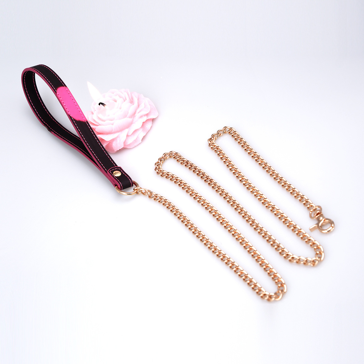 Thermo-Reactive Butterfly & Cross Collar – Heat-Sensitive Punk BDSM Choker for SP & Submissive Expression